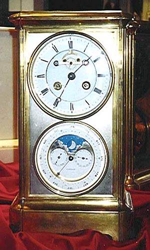 Astronomische Glas-Pendule