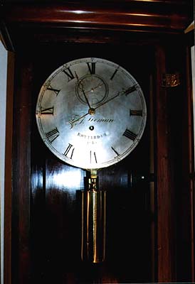 Kopf der Rotterdamer Standuhr